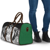 Kenya Rugby Custom Travel Bag Black Kenyan 22-23 Motif - Wonder Print Shop