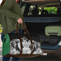 Kenya Rugby Custom Travel Bag Black Kenyan 22-23 Motif - Wonder Print Shop