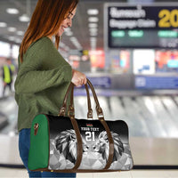 Kenya Rugby Custom Travel Bag Black Kenyan 22-23 Motif - Wonder Print Shop