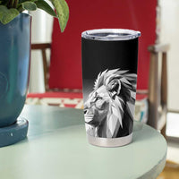 Kenya Rugby Custom Tumbler Cup Black Kenyan 22-23 Motif - Wonder Print Shop