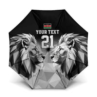 Kenya Rugby Custom Umbrella Black Kenyan 22-23 Motif - Wonder Print Shop
