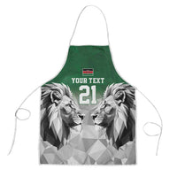 Kenya Rugby Custom Apron Green Kenyan 22-23 Motif - Wonder Print Shop
