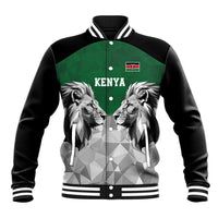 Kenya Rugby Custom Baseball Jacket Green Kenyan 22-23 Motif - Wonder Print Shop