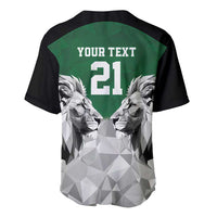 Kenya Rugby Custom Baseball Jersey Green Kenyan 22-23 Motif - Wonder Print Shop