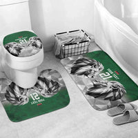 Kenya Rugby Custom Bathroom Set Green Kenyan 22-23 Motif - Wonder Print Shop