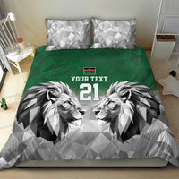 Kenya Rugby Custom Bedding Set Green Kenyan 22-23 Motif - Wonder Print Shop