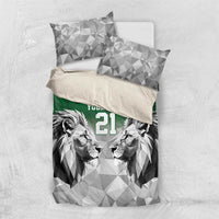 Kenya Rugby Custom Bedding Set Green Kenyan 22-23 Motif - Wonder Print Shop