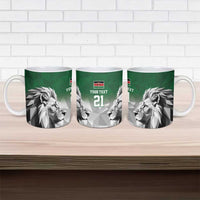 Kenya Rugby Custom Ceramic Mug Green Kenyan 22-23 Motif - Wonder Print Shop