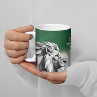 Kenya Rugby Custom Ceramic Mug Green Kenyan 22-23 Motif - Wonder Print Shop