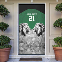 Kenya Rugby Custom Door Cover Green Kenyan 22-23 Motif - Wonder Print Shop