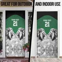 Kenya Rugby Custom Door Cover Green Kenyan 22-23 Motif - Wonder Print Shop
