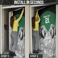 Kenya Rugby Custom Door Cover Green Kenyan 22-23 Motif - Wonder Print Shop