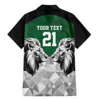 Kenya Rugby Custom Family Matching Mermaid Dress and Hawaiian Shirt Green Kenyan 22-23 Motif - Wonder Print Shop