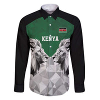 Kenya Rugby Custom Family Matching Puletasi and Hawaiian Shirt Green Kenyan 22-23 Motif - Wonder Print Shop
