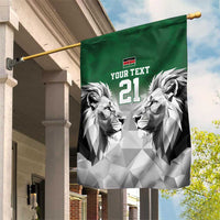 Kenya Rugby Custom Garden Flag Green Kenyan 22-23 Motif - Wonder Print Shop