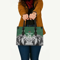 Kenya Rugby Custom Leather Bag Green Kenyan 22-23 Motif - Wonder Print Shop