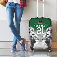 Kenya Rugby Custom Luggage Cover Green Kenyan 22-23 Motif - Wonder Print Shop