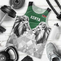 Kenya Rugby Custom Men Tank Top Green Kenyan 22-23 Motif - Wonder Print Shop