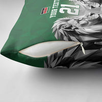Kenya Rugby Custom Pillow Cover Green Kenyan 22-23 Motif - Wonder Print Shop