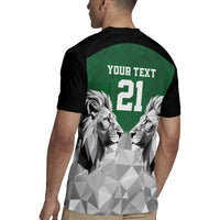 Kenya Rugby Custom Rugby Jersey Green Kenyan 22-23 Motif - Wonder Print Shop