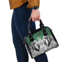 Kenya Rugby Custom Shoulder Handbag Green Kenyan 22-23 Motif - Wonder Print Shop