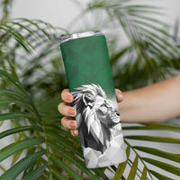 Kenya Rugby Custom Skinny Tumbler Green Kenyan 22-23 Motif - Wonder Print Shop