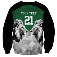 Kenya Rugby Custom Sweatshirt Green Kenyan 22-23 Motif - Wonder Print Shop