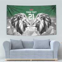Kenya Rugby Custom Tapestry Green Kenyan 22-23 Motif - Wonder Print Shop
