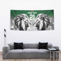 Kenya Rugby Custom Tapestry Green Kenyan 22-23 Motif - Wonder Print Shop