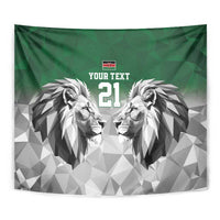 Kenya Rugby Custom Tapestry Green Kenyan 22-23 Motif - Wonder Print Shop