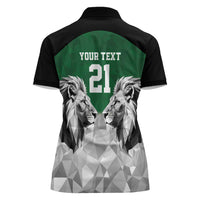 Kenya Rugby Custom Women Polo Shirt Green Kenyan 22-23 Motif - Wonder Print Shop