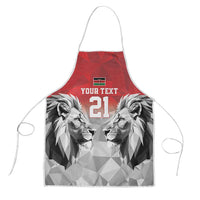 Kenya Rugby Custom Apron Red Kenyan 22-23 Motif - Wonder Print Shop