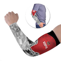 Kenya Rugby Custom Arm Sleeves Red Kenyan 22-23 Motif - Wonder Print Shop