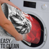 Kenya Rugby Custom Bathroom Set Red Kenyan 22-23 Motif - Wonder Print Shop