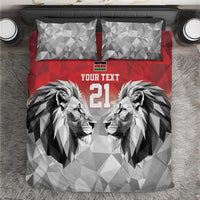 Kenya Rugby Custom Bedding Set Red Kenyan 22-23 Motif - Wonder Print Shop