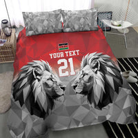 Kenya Rugby Custom Bedding Set Red Kenyan 22-23 Motif - Wonder Print Shop