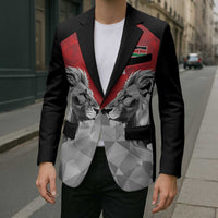 Kenya Rugby Custom Blazer Red Kenyan 22-23 Motif - Wonder Print Shop