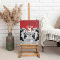 Kenya Rugby Custom Canvas Wall Art Red Kenyan 22-23 Motif - Wonder Print Shop