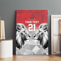 Kenya Rugby Custom Canvas Wall Art Red Kenyan 22-23 Motif - Wonder Print Shop