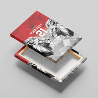 Kenya Rugby Custom Canvas Wall Art Red Kenyan 22-23 Motif - Wonder Print Shop