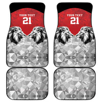 Kenya Rugby Custom Car Mats Red Kenyan 22-23 Motif - Wonder Print Shop
