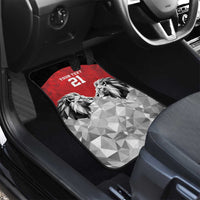 Kenya Rugby Custom Car Mats Red Kenyan 22-23 Motif - Wonder Print Shop