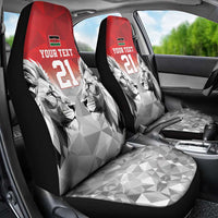 Kenya Rugby Custom Car Seat Cover Red Kenyan 22-23 Motif - Wonder Print Shop