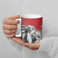 Kenya Rugby Custom Ceramic Mug Red Kenyan 22-23 Motif - Wonder Print Shop