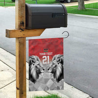 Kenya Rugby Custom Garden Flag Red Kenyan 22-23 Motif - Wonder Print Shop