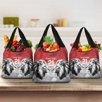 Kenya Rugby Custom Grocery Bag Red Kenyan 22-23 Motif - Wonder Print Shop
