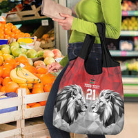 Kenya Rugby Custom Grocery Bag Red Kenyan 22-23 Motif - Wonder Print Shop