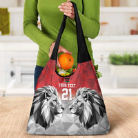 Kenya Rugby Custom Grocery Bag Red Kenyan 22-23 Motif - Wonder Print Shop