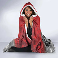 Kenya Rugby Custom Hooded Blanket Red Kenyan 22-23 Motif - Wonder Print Shop