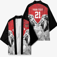 Kenya Rugby Custom Kimono Red Kenyan 22-23 Motif - Wonder Print Shop
